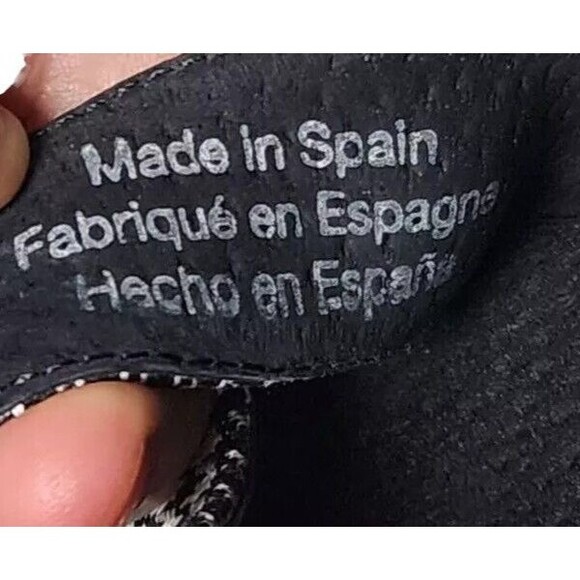 Free People Houndstooth Addison Platform Ankle Strap Size EU 38 US 8 - Picture 9 of 10